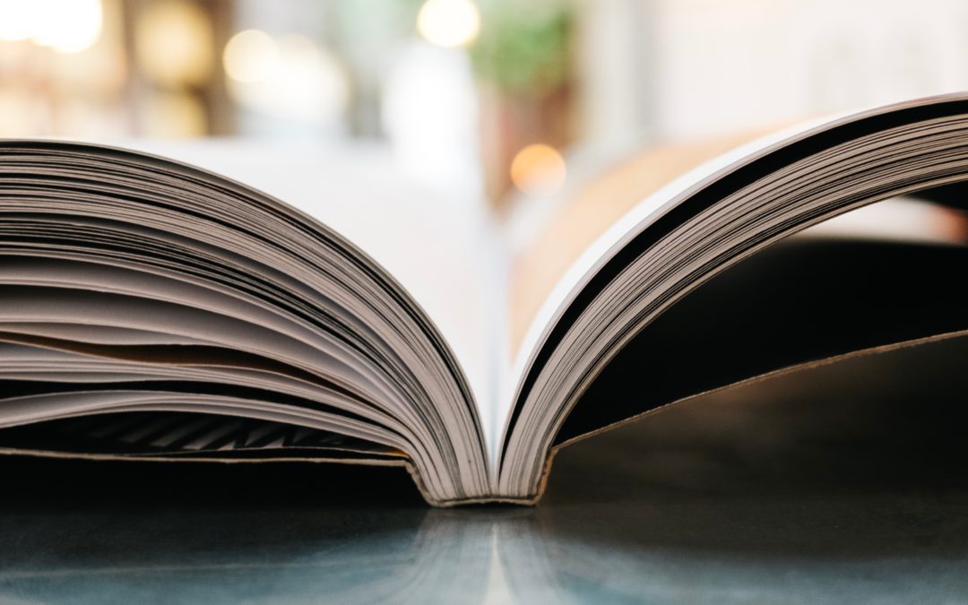 bokeh photography of open book
